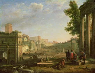 Vue du Campo Vaccino, Rome, 1636